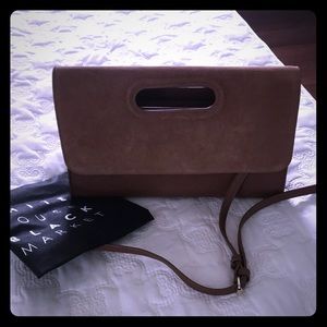 NWT Suede/Leather Crossbody